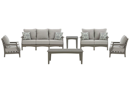 Visola Outdoor Sofa and Loveseat Set - Coastal Roots Furniture (Courtenay, BC)