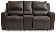 Boxmere Power Reclining Loveseat with Console - Coastal Roots Furniture (Courtenay, BC)