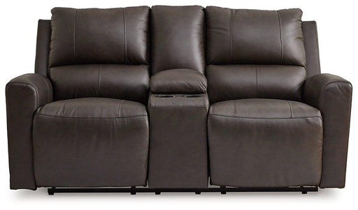 Boxmere Power Reclining Loveseat with Console - Coastal Roots Furniture (Courtenay, BC)