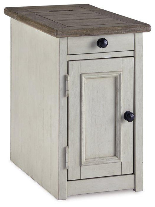 Bolanburg Chairside End Table with USB Ports & Outlets - Coastal Roots Furniture (Courtenay, BC)