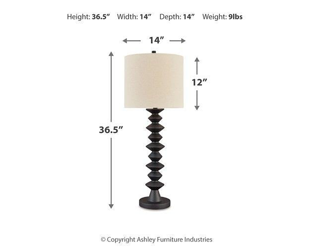 Luanndon Lamp Set - Coastal Roots Furniture (Courtenay, BC)