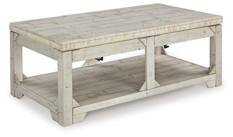 Fregine Coffee Table with Lift Top - Coastal Roots Furniture (Courtenay, BC)