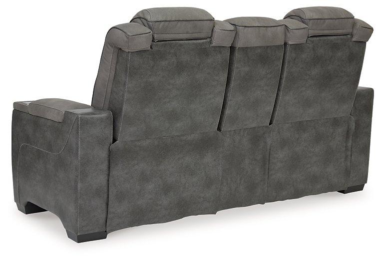Next-Gen DuraPella Power Reclining Loveseat with Console - Coastal Roots Furniture (Courtenay, BC)