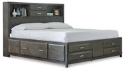 Caitbrook Storage Bed with 8 Drawers - Coastal Roots Furniture (Courtenay, BC)