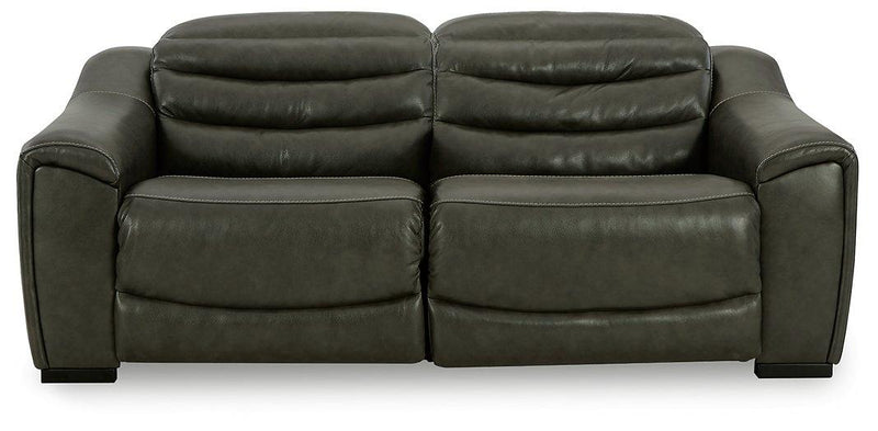 Center Line Power Reclining Sectional Loveseat - Coastal Roots Furniture (Courtenay, BC)