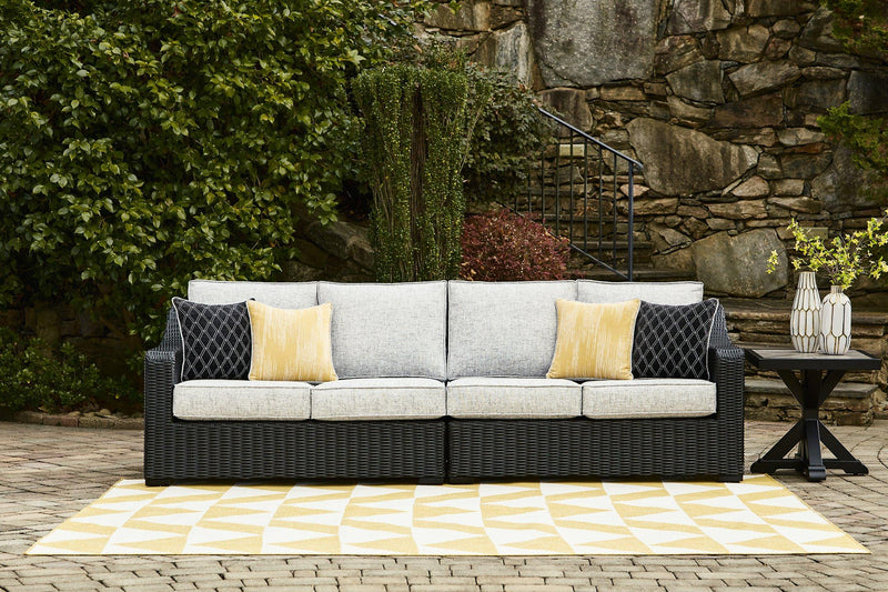 Beachcroft 2-Piece Outdoor Loveseat with Cushion - Coastal Roots Furniture (Courtenay, BC)