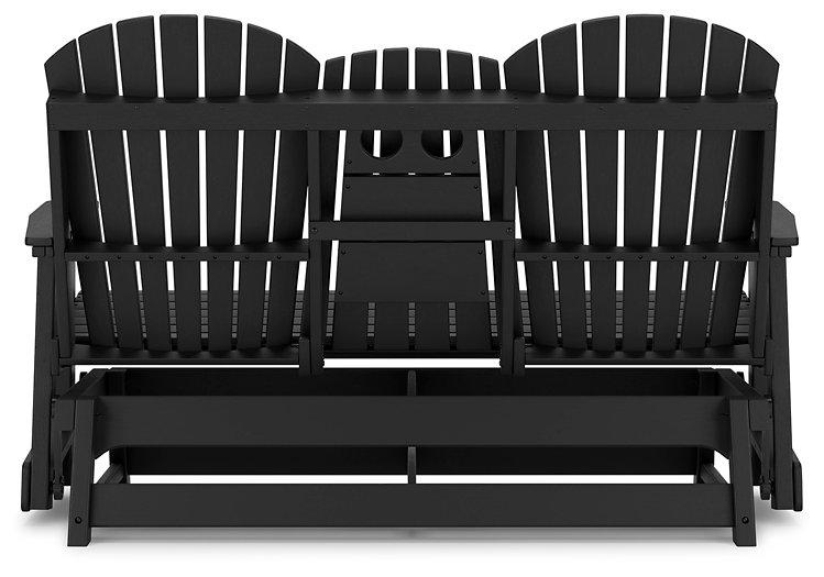 Hyland wave Outdoor Glider Loveseat - Coastal Roots Furniture (Courtenay, BC)