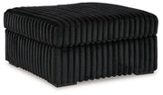 Midnight-Madness Oversized Accent Ottoman - Coastal Roots Furniture (Courtenay, BC)