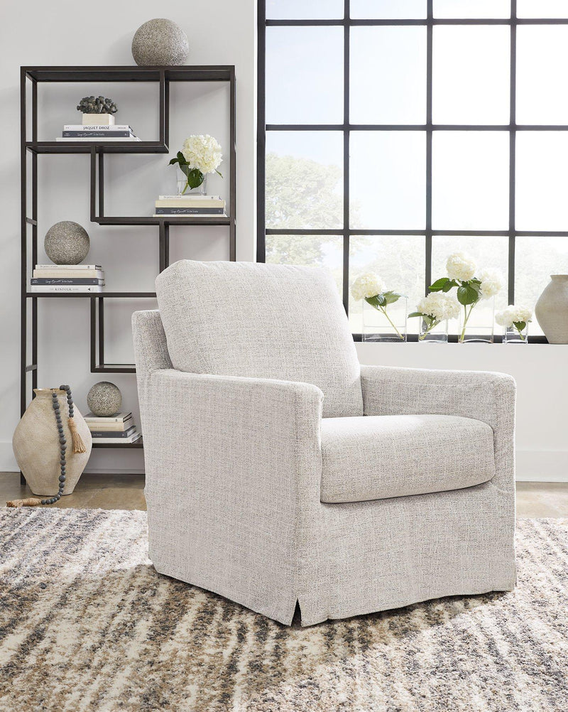 Nenana Next-Gen Nuvella Swivel Glider Accent Chair - Coastal Roots Furniture (Courtenay, BC)