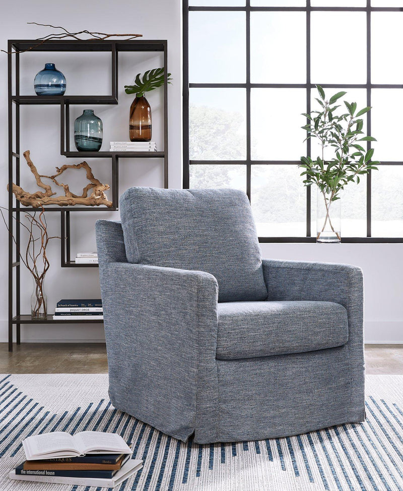 Nenana Next-Gen Nuvella Swivel Glider Accent Chair - Coastal Roots Furniture (Courtenay, BC)