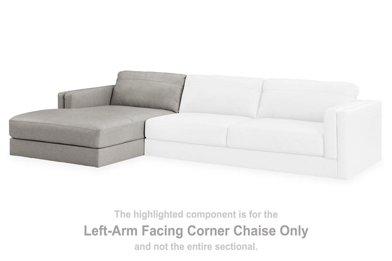 Amiata Sectional with Chaise - Coastal Roots Furniture (Courtenay, BC)