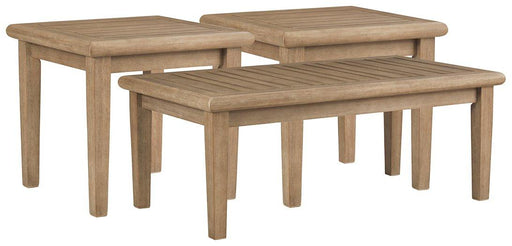 Gerianne Outdoor Occasional Table Set - Coastal Roots Furniture (Courtenay, BC)