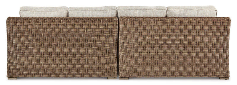 Beachcroft 2-Piece Outdoor Loveseat with Cushion - Coastal Roots Furniture (Courtenay, BC)