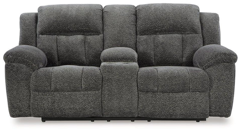 Frohn Reclining Loveseat with Console - Coastal Roots Furniture (Courtenay, BC)