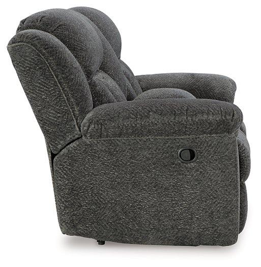 Frohn Reclining Loveseat with Console - Coastal Roots Furniture (Courtenay, BC)