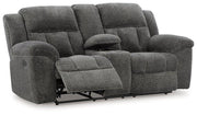 Frohn Reclining Loveseat with Console - Coastal Roots Furniture (Courtenay, BC)