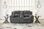 Frohn Reclining Loveseat with Console - Coastal Roots Furniture (Courtenay, BC)