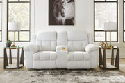 Frohn Reclining Loveseat with Console - Coastal Roots Furniture (Courtenay, BC)