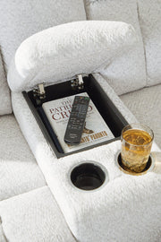 Frohn Reclining Loveseat with Console - Coastal Roots Furniture (Courtenay, BC)