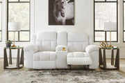 Frohn Reclining Loveseat with Console - Coastal Roots Furniture (Courtenay, BC)