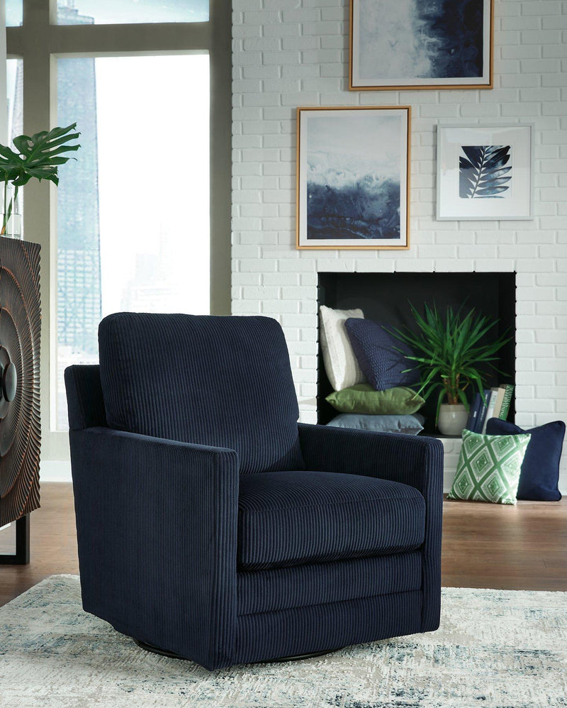 Icaman Swivel Accent Chair - Coastal Roots Furniture (Courtenay, BC)