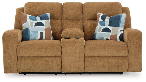 Kanlow Reclining Loveseat with Console - Coastal Roots Furniture (Courtenay, BC)
