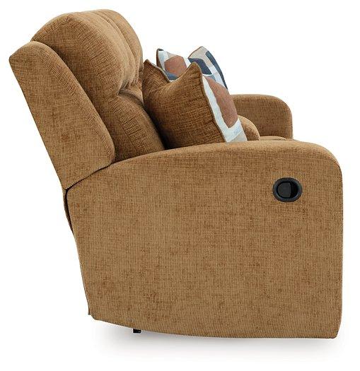 Kanlow Reclining Loveseat with Console - Coastal Roots Furniture (Courtenay, BC)