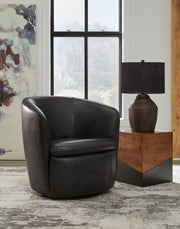 Kierreys Swivel Chair - Coastal Roots Furniture (Courtenay, BC)