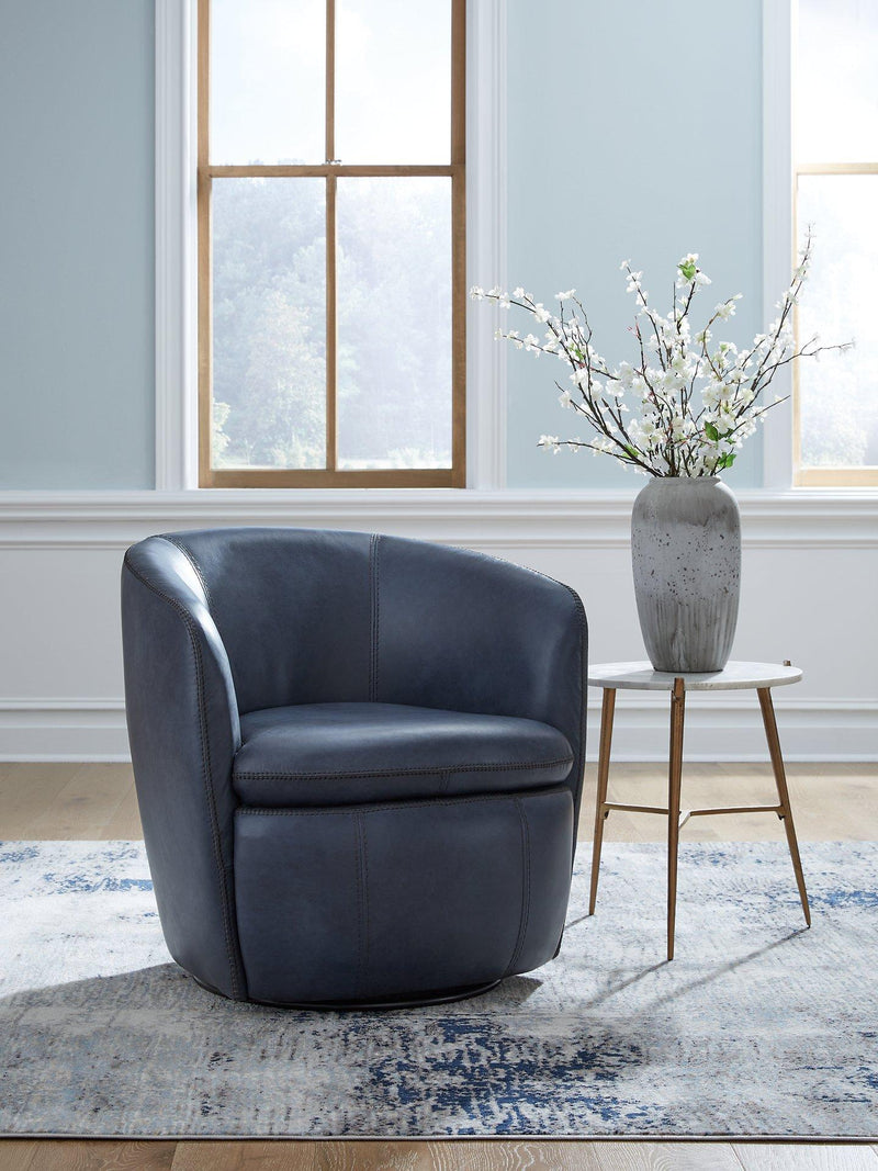 Kierreys Swivel Accent Chair - Coastal Roots Furniture (Courtenay, BC)