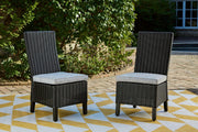 Beachcroft Outdoor Side Chair with Cushion (Set of 2) - Coastal Roots Furniture (Courtenay, BC)