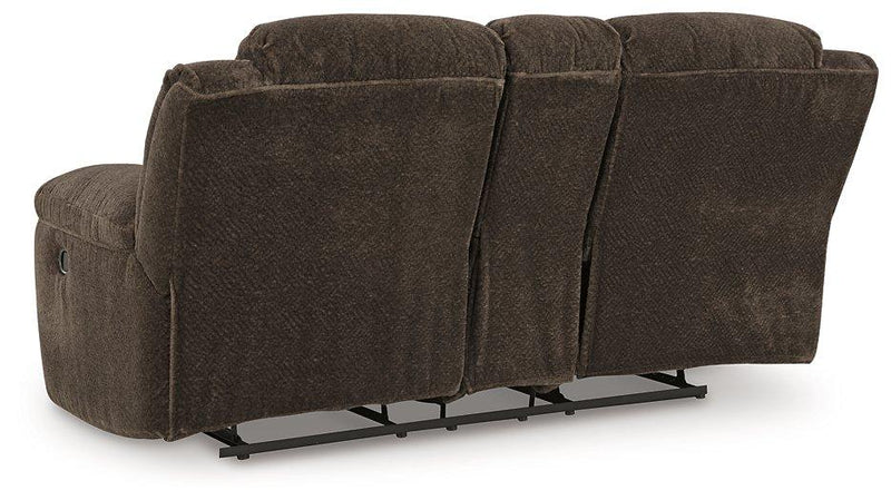 Frohn Reclining Loveseat with Console - Coastal Roots Furniture (Courtenay, BC)