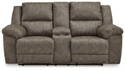 Laresview Reclining Loveseat with Console - Coastal Roots Furniture (Courtenay, BC)