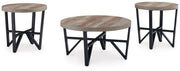 Deanlee Table (Set of 3) - Coastal Roots Furniture (Courtenay, BC)