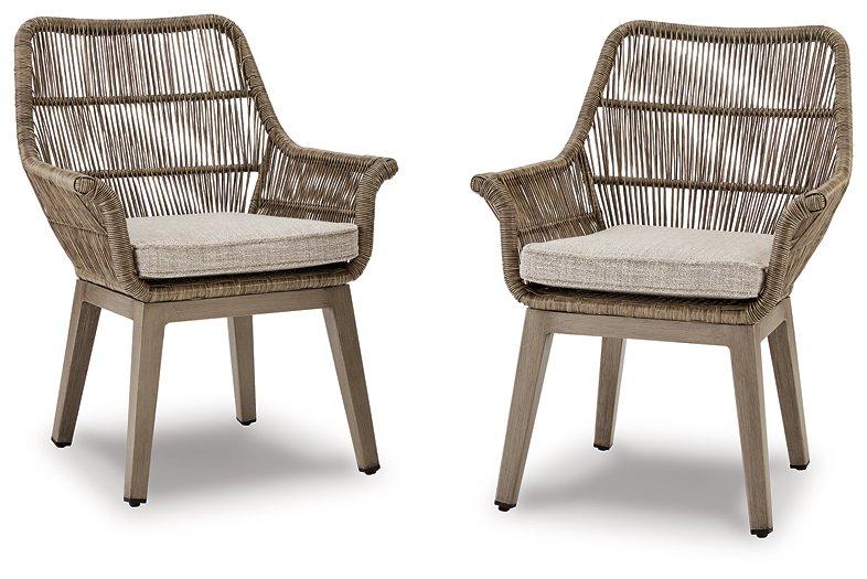 Beach Front Arm Chair with Cushion (Set of 2) - Coastal Roots Furniture (Courtenay, BC)