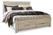Bellaby Bed with 2 Storage Drawers - Coastal Roots Furniture (Courtenay, BC)