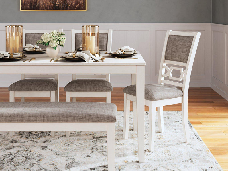 Erinberg Dining Table and 4 Chairs and Bench (Set of 6) - Coastal Roots Furniture (Courtenay, BC)