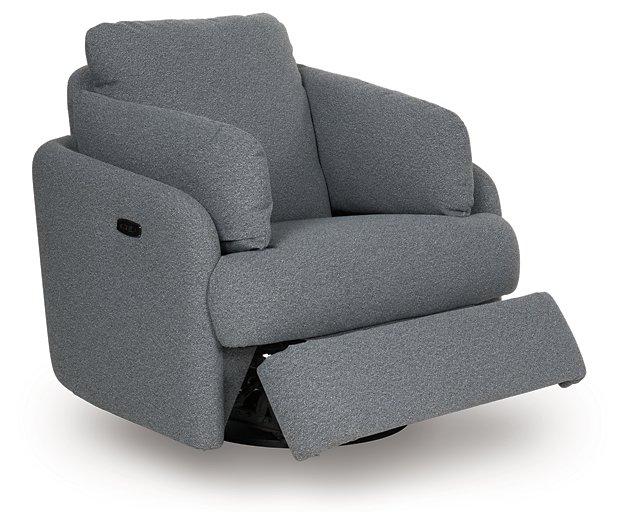 Alainmont Next-Gen Nuvella Swivel Power Recliner - Coastal Roots Furniture (Courtenay, BC)