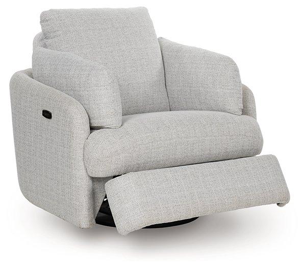 Alainmont Next-Gen Nuvella Swivel Power Recliner - Coastal Roots Furniture (Courtenay, BC)