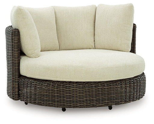 Kimora Outdoor Swivel Lounge Chair with Cushion - Coastal Roots Furniture (Courtenay, BC)