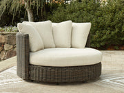 Kimora Outdoor Swivel Lounge Chair with Cushion - Coastal Roots Furniture (Courtenay, BC)