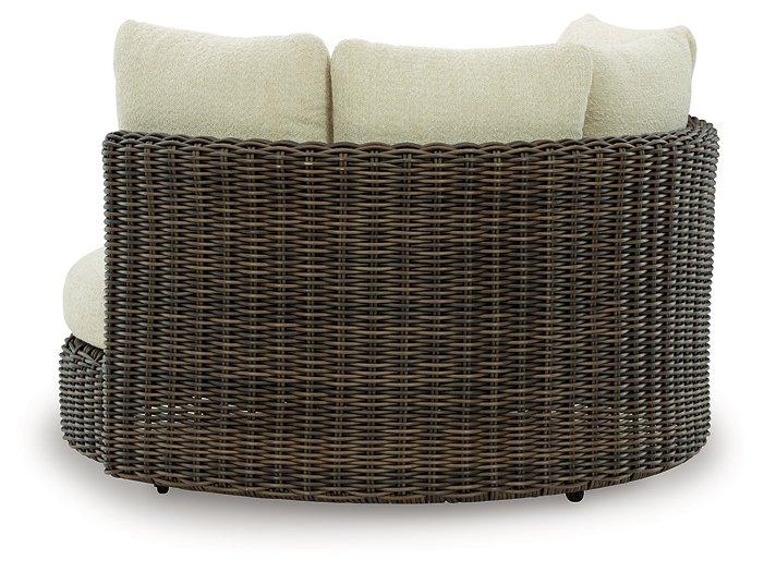 Kimora Outdoor Swivel Lounge Chair with Cushion - Coastal Roots Furniture (Courtenay, BC)