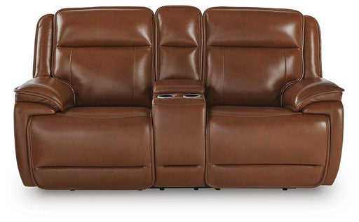 Healy Pier Power Reclining Loveseat with Console - Coastal Roots Furniture (Courtenay, BC)