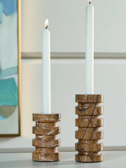 Emsleyfield Candle Holder Set (Set of 2) - Coastal Roots Furniture (Courtenay, BC)