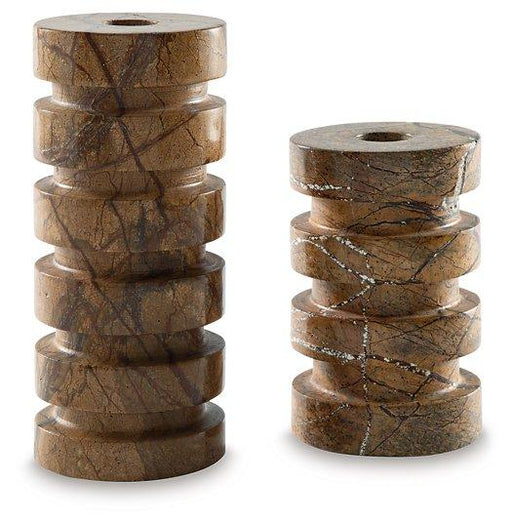 Emsleyfield Candle Holder Set (Set of 2) - Coastal Roots Furniture (Courtenay, BC)