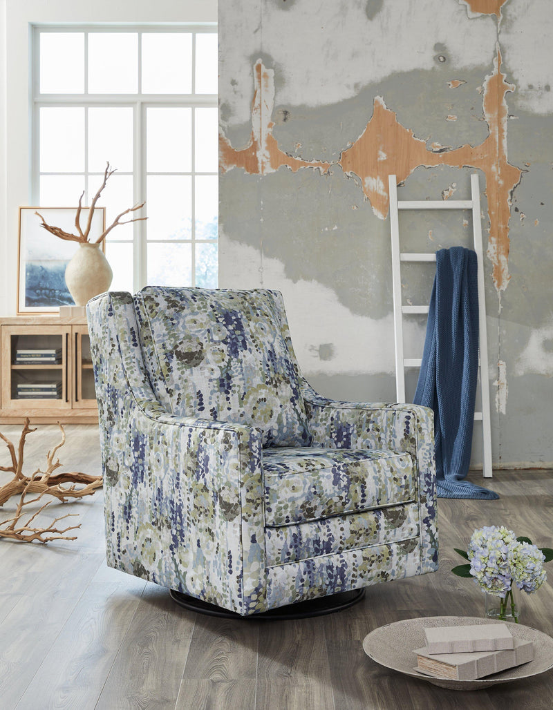 Dustinford Swivel Glider Accent Chair - Coastal Roots Furniture (Courtenay, BC)