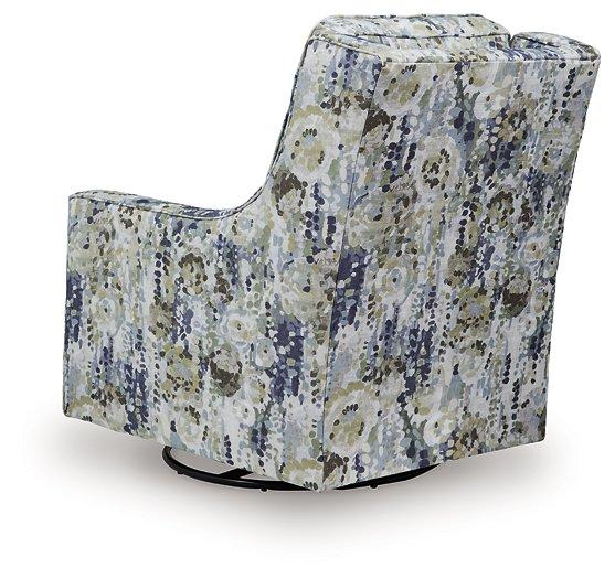 Dustinford Swivel Glider Accent Chair - Coastal Roots Furniture (Courtenay, BC)