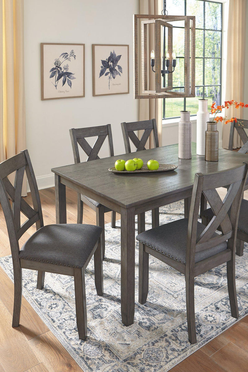 Caitbrook Dining Table and Chairs (Set of 7) - Coastal Roots Furniture (Courtenay, BC)
