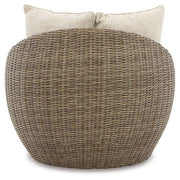 Danson Swivel Lounge with Cushion (Set of 2) - Coastal Roots Furniture (Courtenay, BC)