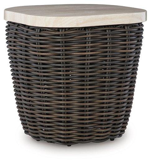 Kimora Outdoor End Table - Coastal Roots Furniture (Courtenay, BC)