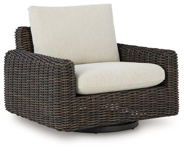 Kimora Outdoor Swivel Lounge Chair - Coastal Roots Furniture (Courtenay, BC)